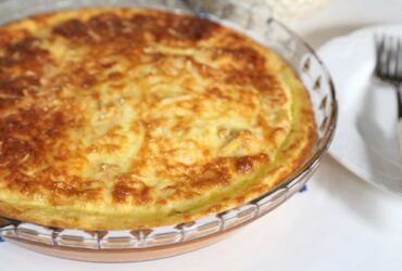 Torta de frango cremosa no liquidificador