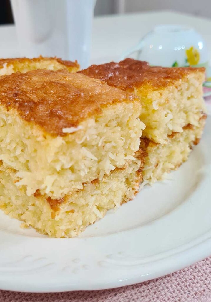 Bolo de coco sem trigo