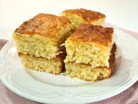 Bolo de coco sem trigo