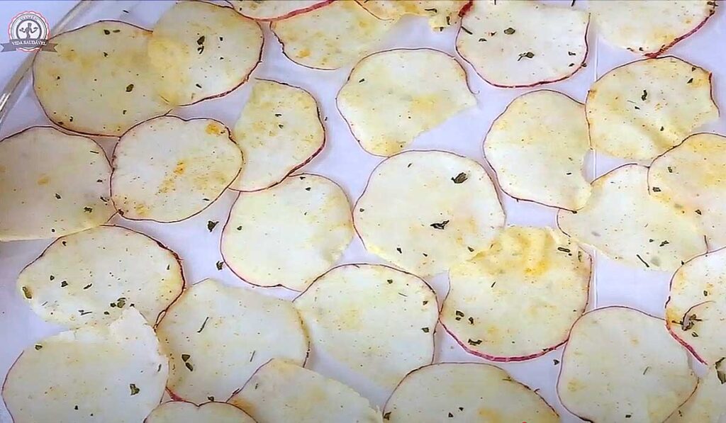 chips de batata doce