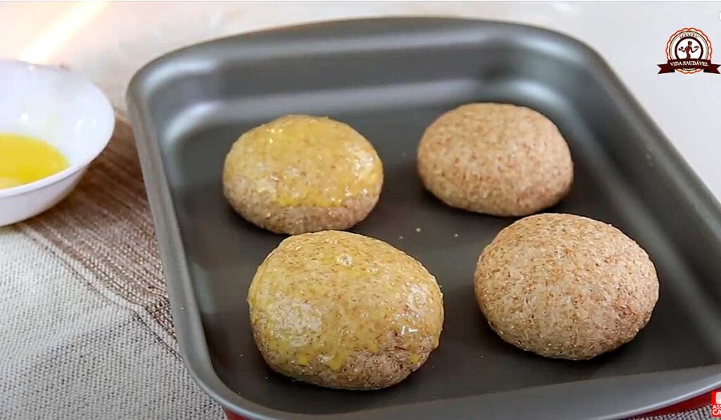 Pão de hambúrguer integral