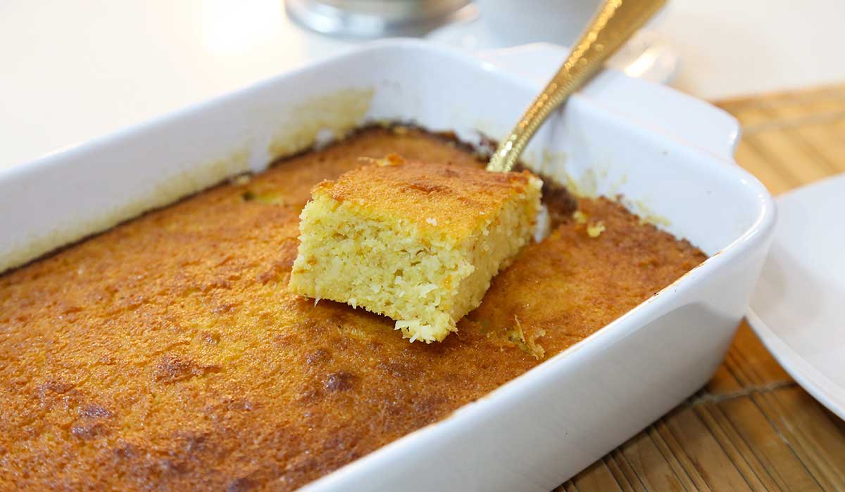 bolo de milho de latinha