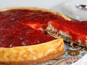 cheesecake de morango