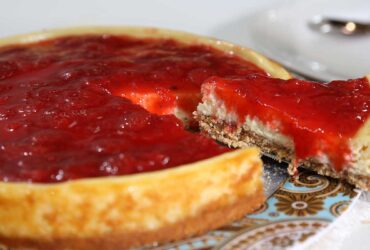 cheesecake de morango