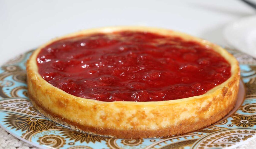 cheesecake de morango