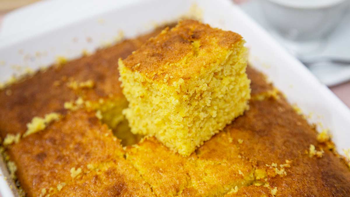 Como Fazer Bolo de Milho no Liquidificador: Sem Farinha de Trigo 5 Bolo de Milho no Liquidificador